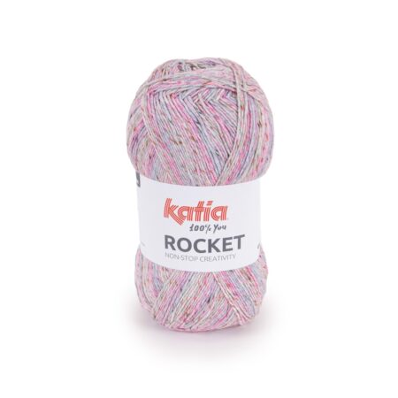 Katia Rocket 303 Kauwgom Roze Grijs