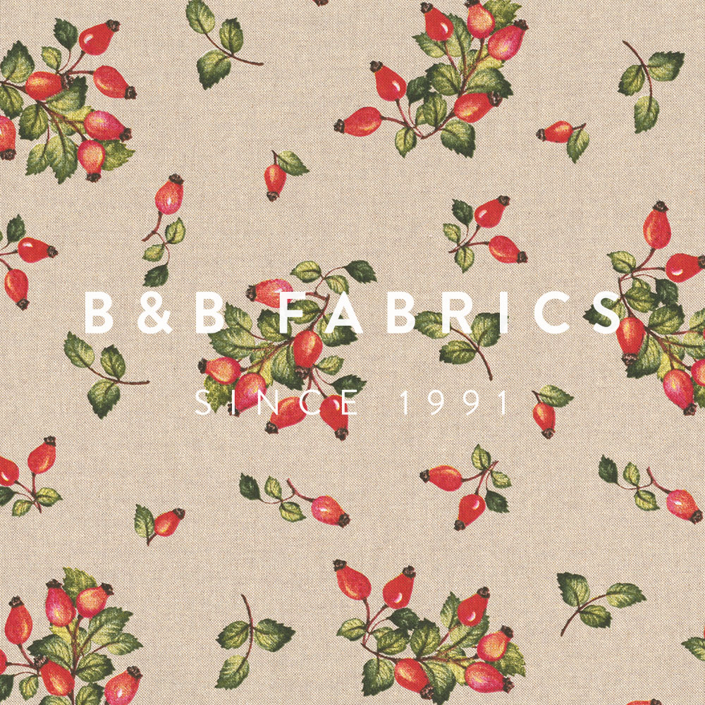 B&B Fabrics - ROSEHIP FRESH GARDEN