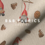B&B Fabrics - Tomte Hand Drawn