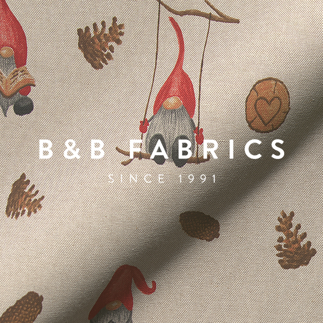 B&B Fabrics - Tomte Hand Drawn 1 B&B Fabrics - Tomte Hand Drawn