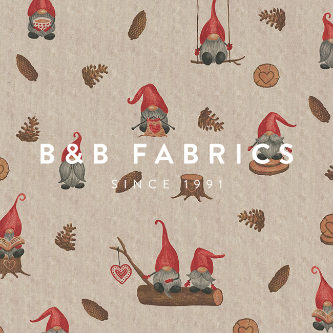 B&B Fabrics - Tomte Hand Drawn