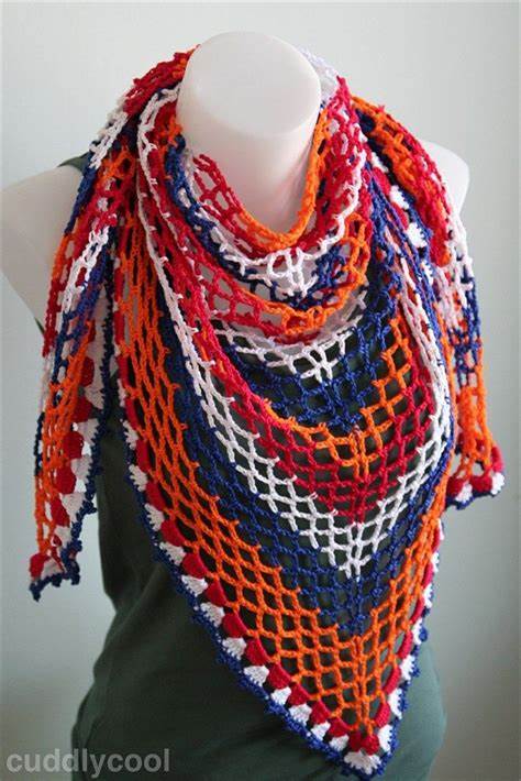 Oranje sjaal