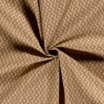 Nooteboom Panama stof bedrukt zigzag beige