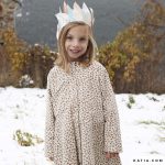 Katia Fabrics 2105 Flanel Cotton Print Flowers Reindeer