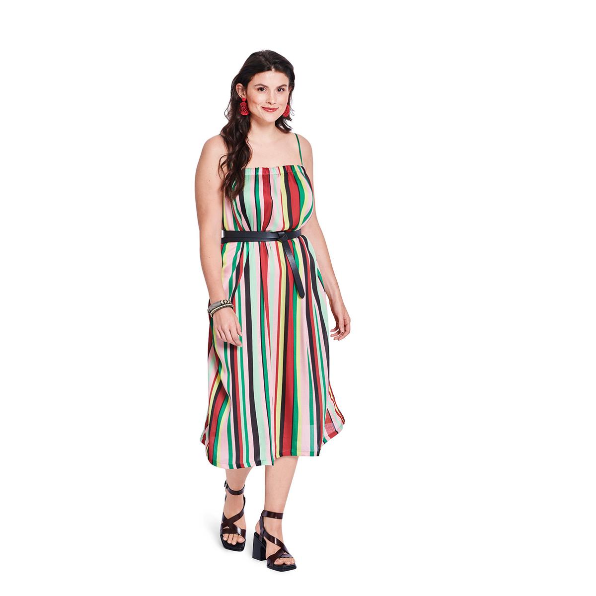 Naaipatroon 5721 rood - Jurk & T-shirt maat 36-46 1 Naaipatroon 5721 rood - Jurk & T-shirt maat 36-46