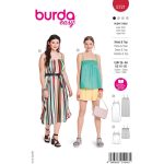 Naaipatroon 5721 rood - Jurk & T-shirt maat 36-46